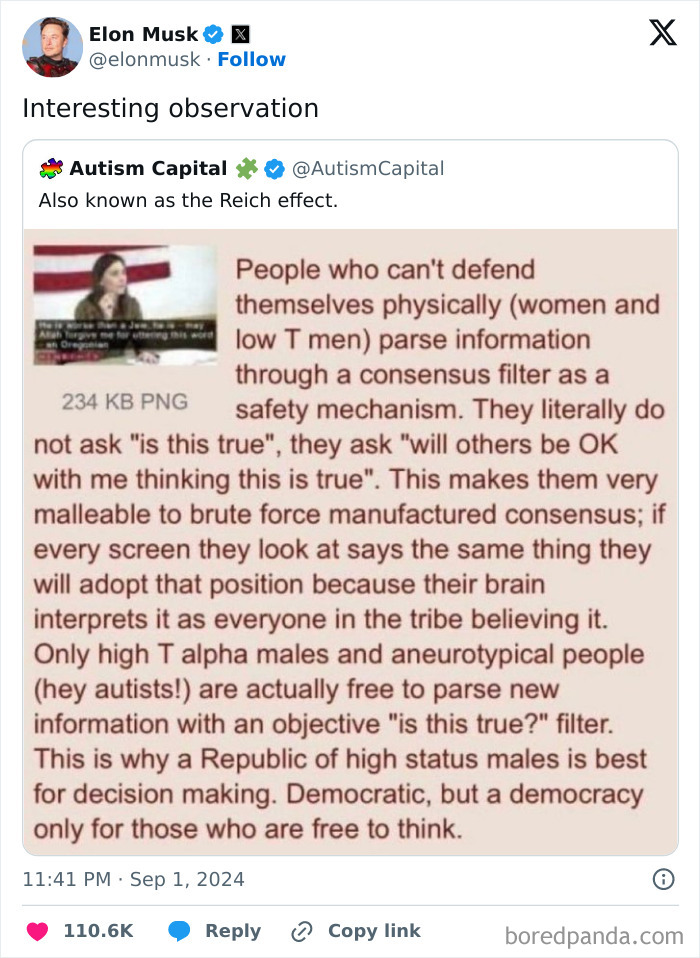 Elon Musk Shares An “Interesting Observation” About Women, Gets Savage Backlash For It Elon Musk Shares An “Interesting Observation” About Women, Gets Savage Backlash For It