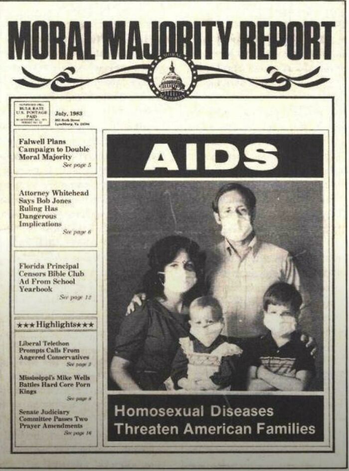 Aids, The Homosexual Disease Threatening American Families. 1983