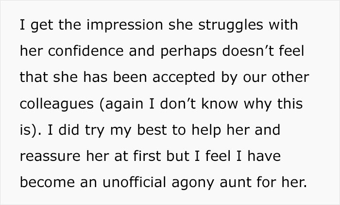 Woman Sick Of Clingy Coworker Who Complains About Everything And Invades Her Privacy Woman Sick Of Clingy Coworker Who Complains About Everything And Invades Her Privacy