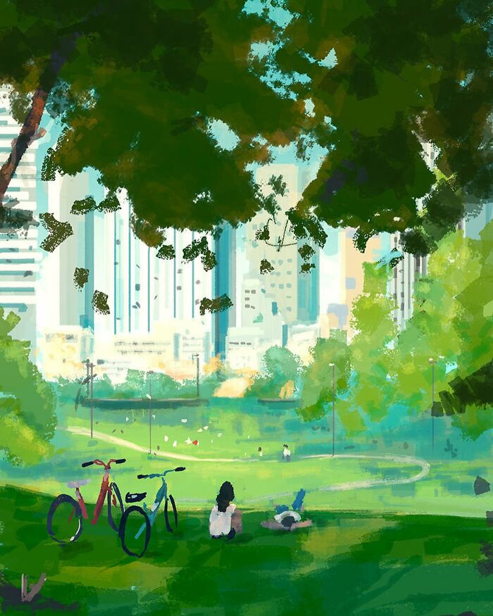 This Artist Captures The Beauty Of Everyday Life Through Heartwarming 