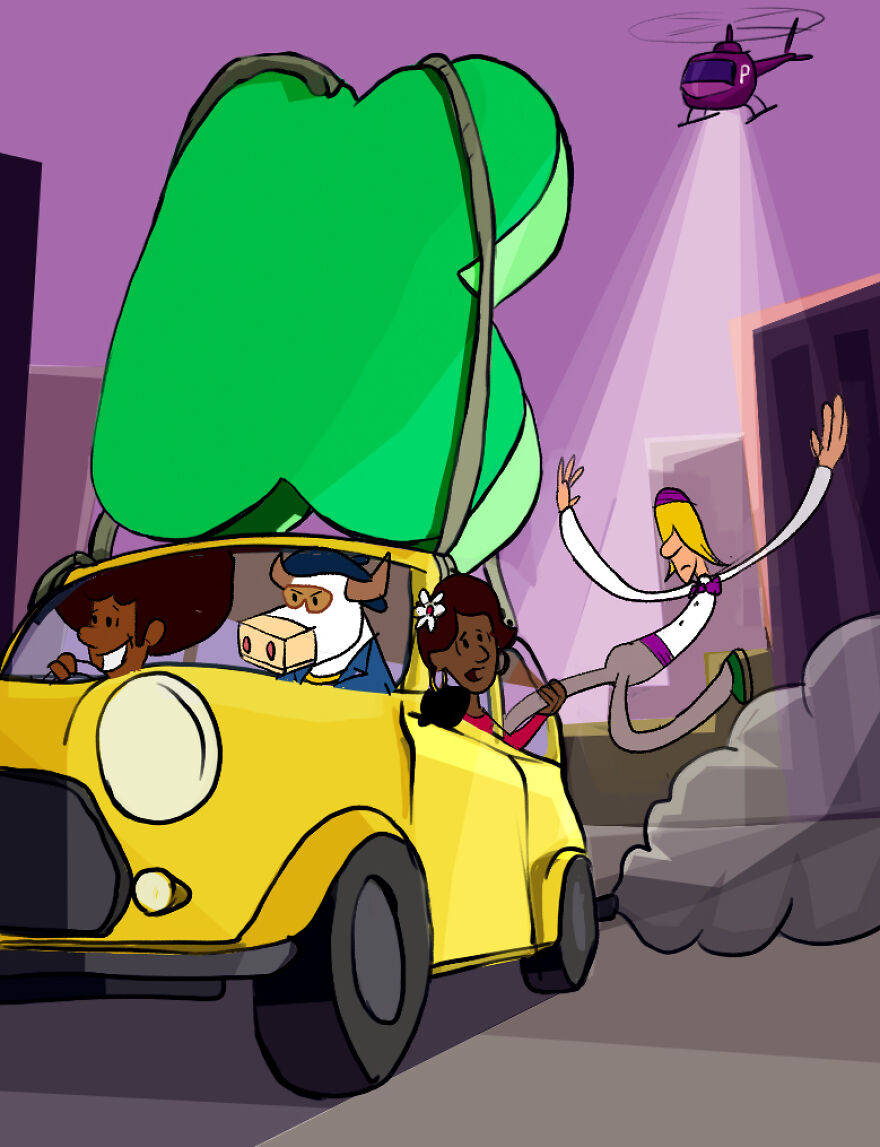 My Animated Sitcom About A Jazz-Playing Cow Who Reluctantly Leads A Group Of Musicians, Poets And Misfits (5 Pics) My Animated Sitcom About A Jazz-Playing Cow Who Reluctantly Leads A Group Of Musicians, Poets And Misfits (5 Pics)