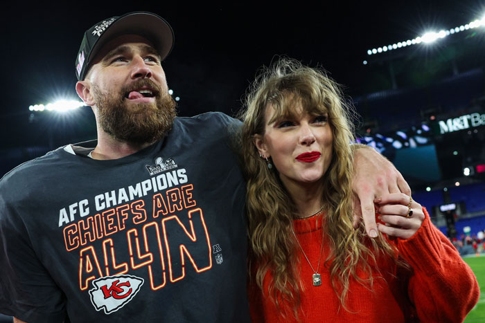 Travis Kelce Looks Miserable On Chiefs Bench After Taylor Swift Skipped The Game Travis Kelce Looks Miserable On Chiefs Bench After Taylor Swift Skipped The Game
