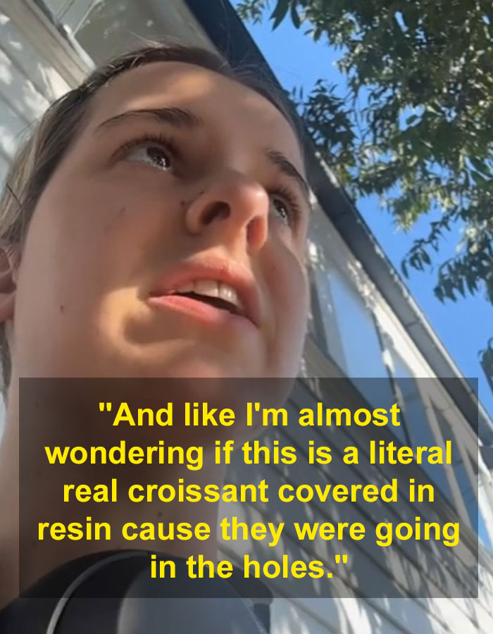 Stunned Woman Takes A Bite Out Of Her Temu Croissant Lamp, Turns Out “It’s Literally Food” Stunned Woman Takes A Bite Out Of Her Temu Croissant Lamp, Turns Out “It’s Literally Food”