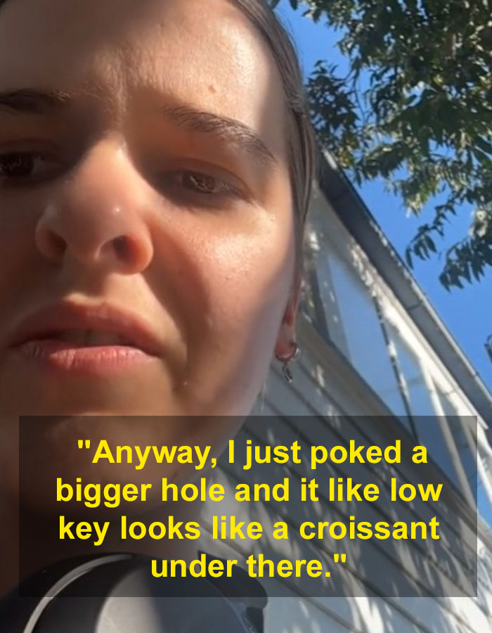 Stunned Woman Takes A Bite Out Of Her Temu Croissant Lamp, Turns Out “It’s Literally Food” Stunned Woman Takes A Bite Out Of Her Temu Croissant Lamp, Turns Out “It’s Literally Food”