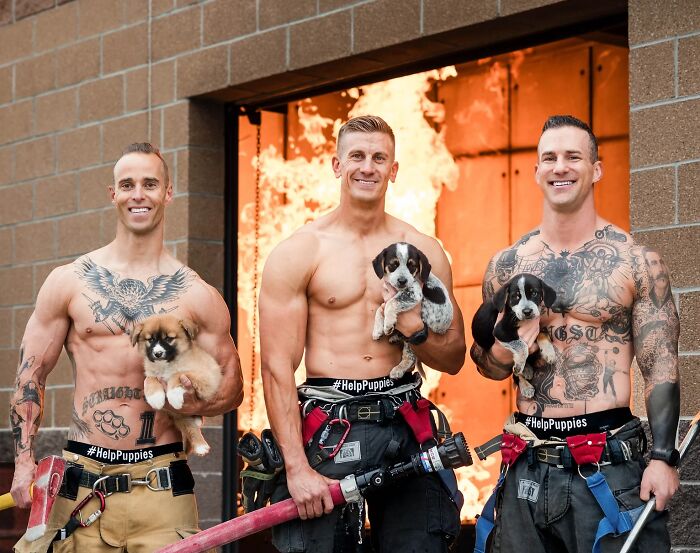 Usually Combating Fires, Once A Year These Firefighters Turn The Heat Up In The Most Adorable Way Usually Combating Fires, Once A Year These Firefighters Turn The Heat Up In The Most Adorable Way