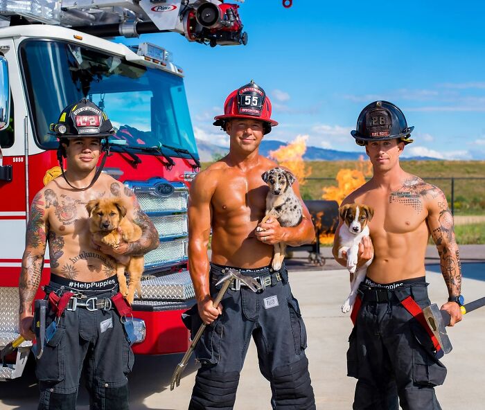 Usually Combating Fires, Once A Year These Firefighters Turn The Heat Up In The Most Adorable Way Usually Combating Fires, Once A Year These Firefighters Turn The Heat Up In The Most Adorable Way