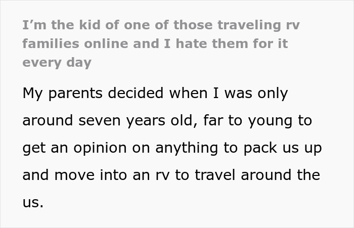 "They Are So Delusional": Teen Who Grew Up With RV Influencer Parents Shares Her Side "They Are So Delusional": Teen Who Grew Up With RV Influencer Parents Shares Her Side