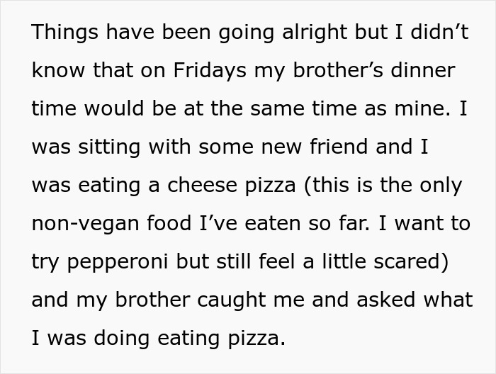 Teen Gets A Huge Lecture For Daring To Break His Vegan Diet And Trying Pizza With Cheese At School Teen Gets A Huge Lecture For Daring To Break His Vegan Diet And Trying Pizza With Cheese At School