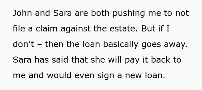 Woman Causes Family Drama By Refusing To Forgive Late Mom’s Debt And Demanding That Sister Pay It Woman Causes Family Drama By Refusing To Forgive Late Mom’s Debt And Demanding That Sister Pay It