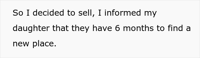 Woman Faces Reality After Parent Wants To Sell Home She’s Been Living Rent-Free In For 2 Years Woman Faces Reality After Parent Wants To Sell Home She’s Been Living Rent-Free In For 2 Years