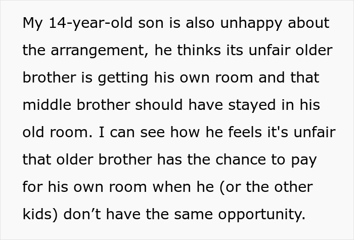 Eldest Son Says He Will Move Out Unless He Gets A Separate Room, Is Told To Pay Rent Eldest Son Says He Will Move Out Unless He Gets A Separate Room, Is Told To Pay Rent