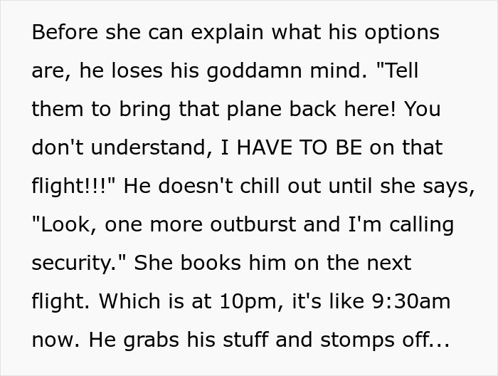 “That’s Your Flight, Sorry”: Guy Loses It Over Missed Flight, Gate Attendant Serves Up Revenge “That’s Your Flight, Sorry”: Guy Loses It Over Missed Flight, Gate Attendant Serves Up Revenge