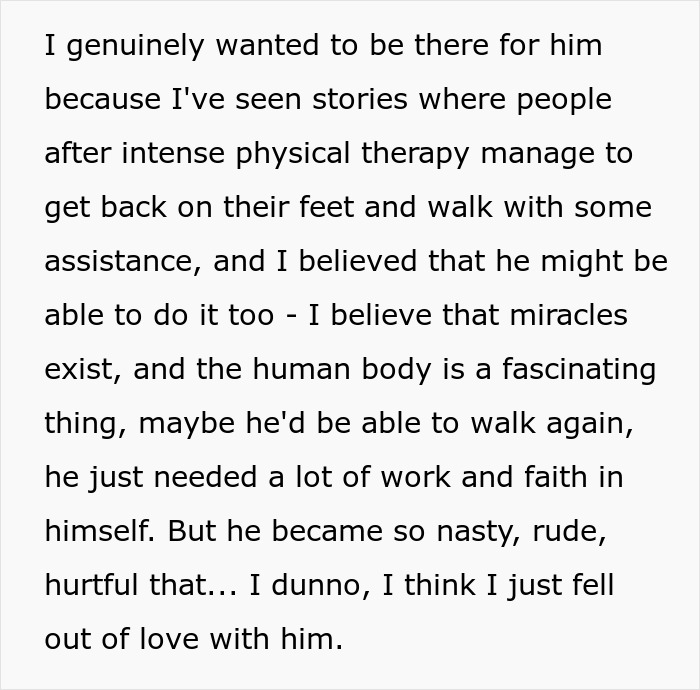 Woman Wonders If Leaving Her Disabled Boyfriend Would Make Her A Bad Person Woman Wonders If Leaving Her Disabled Boyfriend Would Make Her A Bad Person
