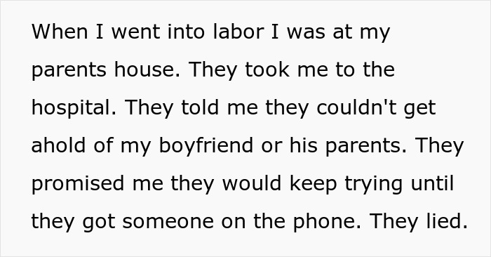 Woman Goes No-Contact With Parents After They “Steal” Her Baby, Now They Want Reconciliation Woman Goes No-Contact With Parents After They “Steal” Her Baby, Now They Want Reconciliation