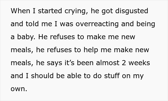 Wife Considers Ending Marriage After Husband Eats Her Carefully Prepared Surgery Recovery Food Wife Considers Ending Marriage After Husband Eats Her Carefully Prepared Surgery Recovery Food