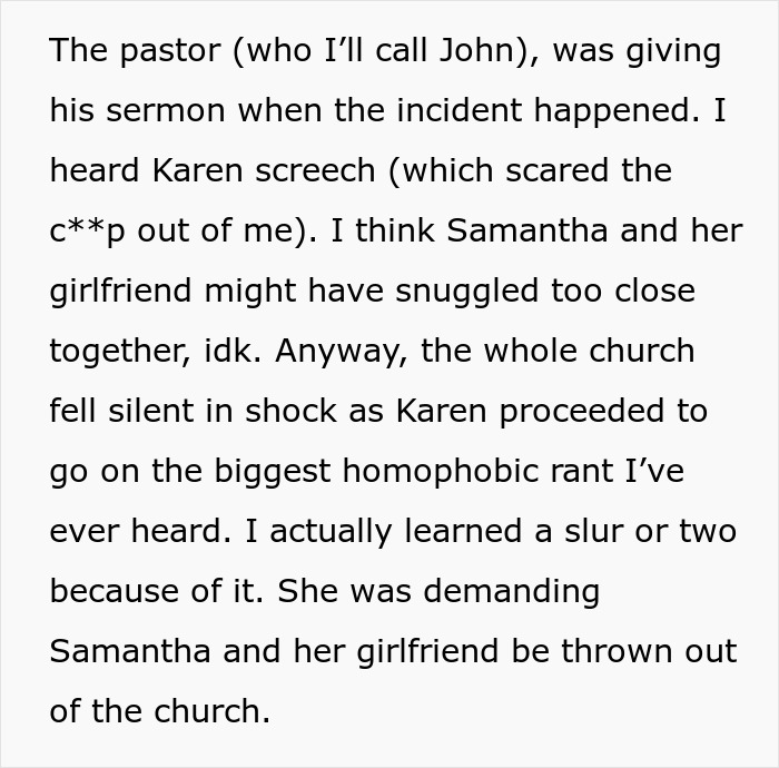 “Karen Was Legit Purple”: Pastor’s Powerful Defense Of Gay Daughter Stuns Congregation “Karen Was Legit Purple”: Pastor’s Powerful Defense Of Gay Daughter Stuns Congregation