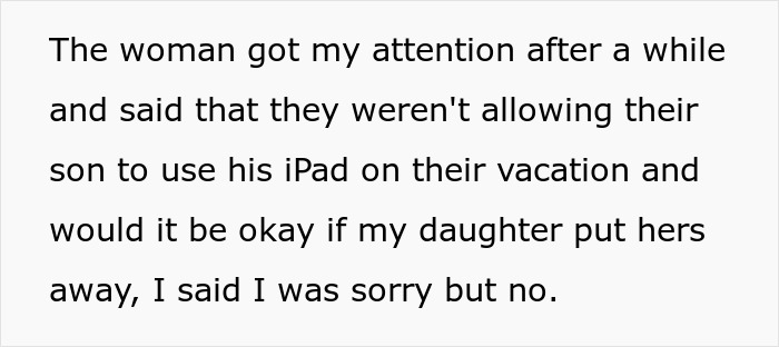 Mom Thinks Other Parent Has To Follow Her Rules Because Her Child Is Crying, Gets A Reality Check Mom Thinks Other Parent Has To Follow Her Rules Because Her Child Is Crying, Gets A Reality Check
