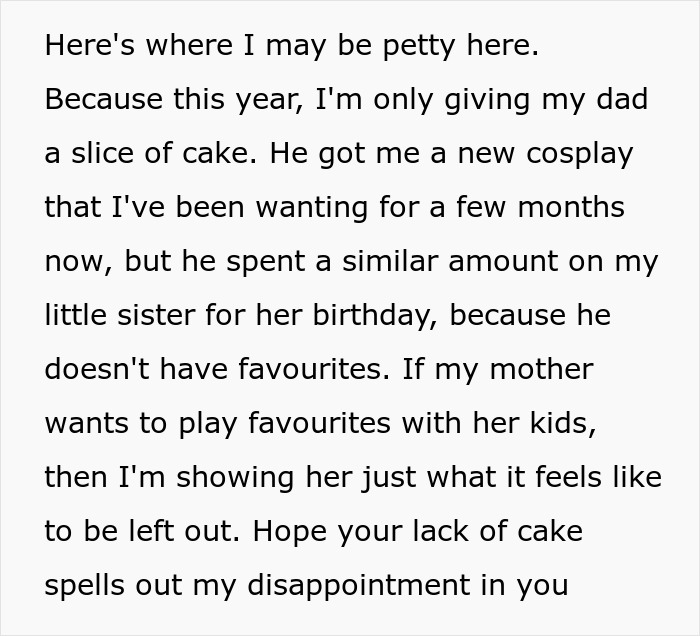 Teen Turns Tables On Mom’s Favoritism For Her Sister By Choosing A Favorite Parent Teen Turns Tables On Mom’s Favoritism For Her Sister By Choosing A Favorite Parent