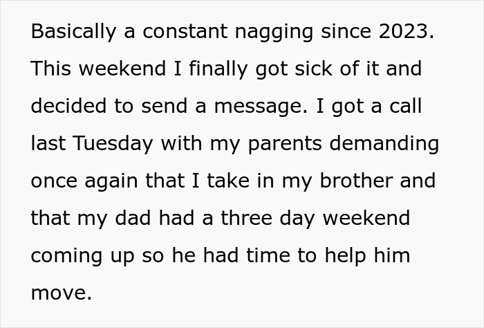 Person Takes A “Wonderfully Evil” Route To Make Parents Understand Their “No” To Taking Brother In Person Takes A “Wonderfully Evil” Route To Make Parents Understand Their “No” To Taking Brother In