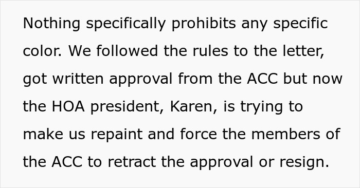 HOA Karen Loses It After Family Paints House Black, Demands Immediate Repaint HOA Karen Loses It After Family Paints House Black, Demands Immediate Repaint