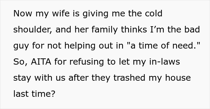 In-Laws Trash Family's Home, Are Shocked They Are No Longer Welcome: "Family Comes First" In-Laws Trash Family's Home, Are Shocked They Are No Longer Welcome: "Family Comes First"