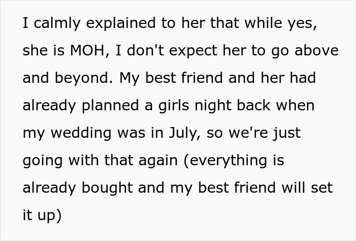 Bride Refuses To Move Her Wedding Once Again Just Because Of Her Pregnant MOH Bride Refuses To Move Her Wedding Once Again Just Because Of Her Pregnant MOH