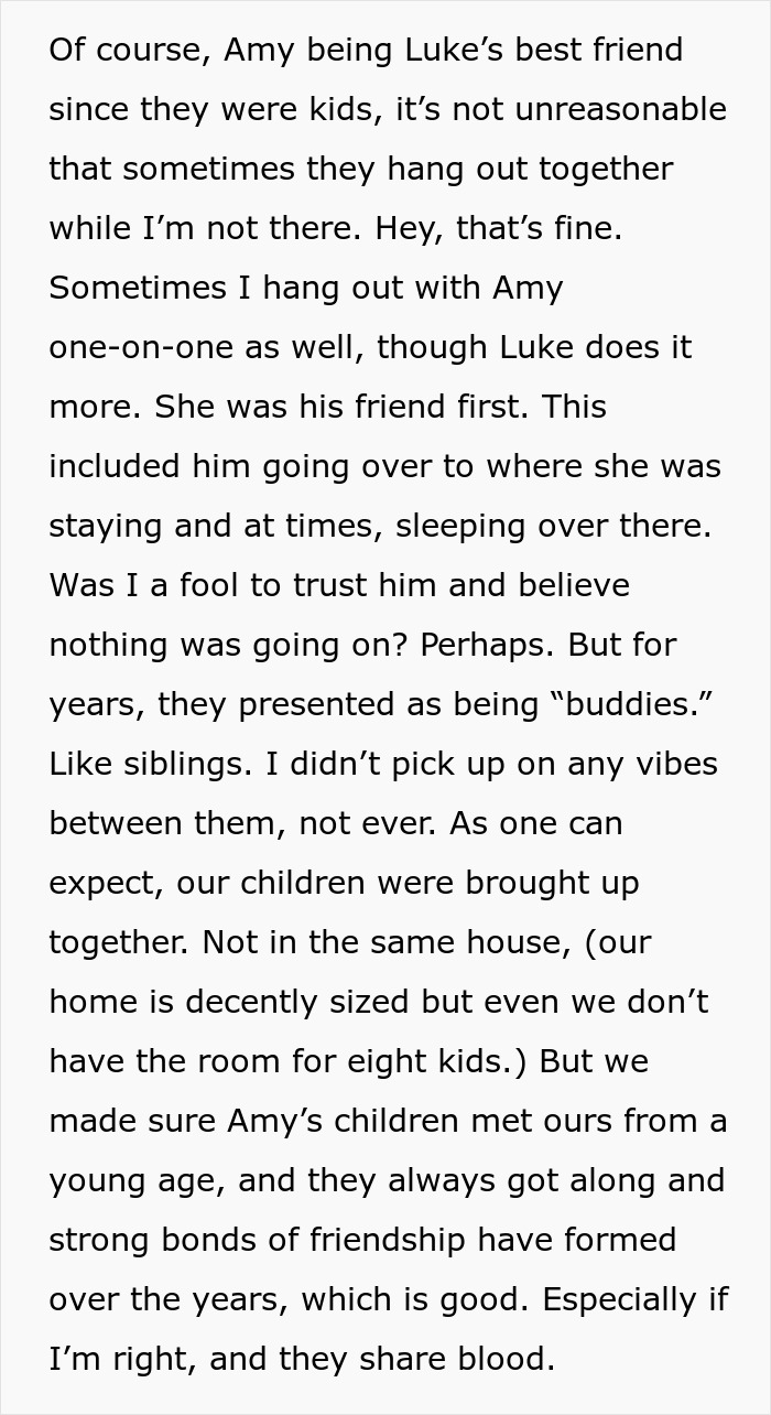Mom Thinks Her Kids And Her Husband's BFF's Kids Are Related, Finds Out Way More Than Expected Mom Thinks Her Kids And Her Husband's BFF's Kids Are Related, Finds Out Way More Than Expected