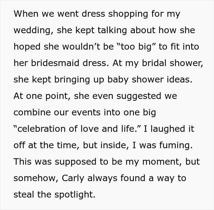 Pregnant Sister Plans Her Gender Reveal On Woman’s Wedding Weekend, Gets Uninvited Pregnant Sister Plans Her Gender Reveal On Woman’s Wedding Weekend, Gets Uninvited