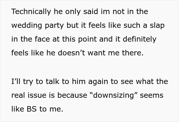 Brother Is Uninvited From Wedding For Being An "Addict", He Then Cancels Free Venue In Response Brother Is Uninvited From Wedding For Being An "Addict", He Then Cancels Free Venue In Response