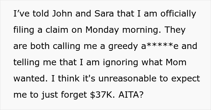Woman Causes Family Drama By Refusing To Forgive Late Mom’s Debt And Demanding That Sister Pay It Woman Causes Family Drama By Refusing To Forgive Late Mom’s Debt And Demanding That Sister Pay It