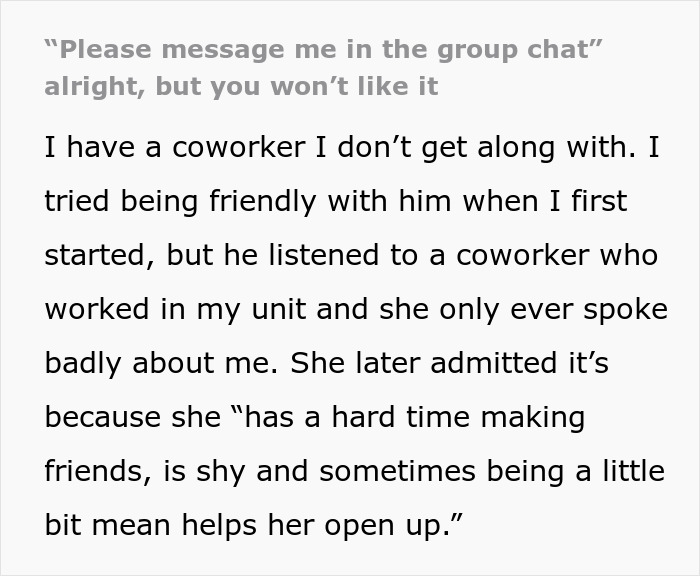 “You Won't Like It”: Guy Completely Snubs Male Colleague Until Retaliation Comes Knocking “You Won't Like It”: Guy Completely Snubs Male Colleague Until Retaliation Comes Knocking