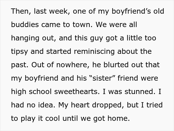 Man’s “Sister” Is Actually His High School Ex, GF Confronts Him After Friend Reveals The Secret Man’s “Sister” Is Actually His High School Ex, GF Confronts Him After Friend Reveals The Secret