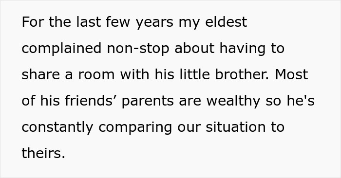 Eldest Son Says He Will Move Out Unless He Gets A Separate Room, Is Told To Pay Rent Eldest Son Says He Will Move Out Unless He Gets A Separate Room, Is Told To Pay Rent