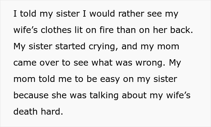 Guy Shocked At Sisters Audacity After His Wife Dies: "She Is A Selfish Cow" Guy Shocked At Sisters Audacity After His Wife Dies: "She Is A Selfish Cow"