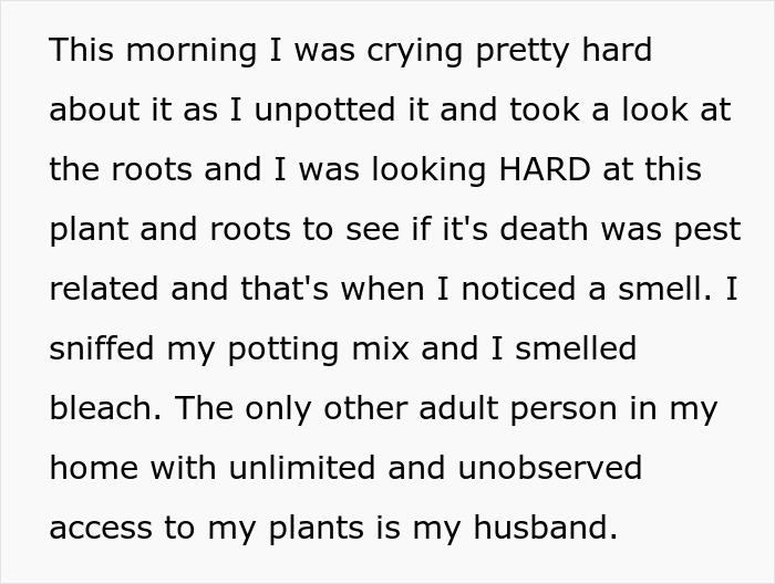 “I Noticed A Smell”: Woman Finds Out Why Her Plants Are Dying, Her Life Turns Upside Down “I Noticed A Smell”: Woman Finds Out Why Her Plants Are Dying, Her Life Turns Upside Down
