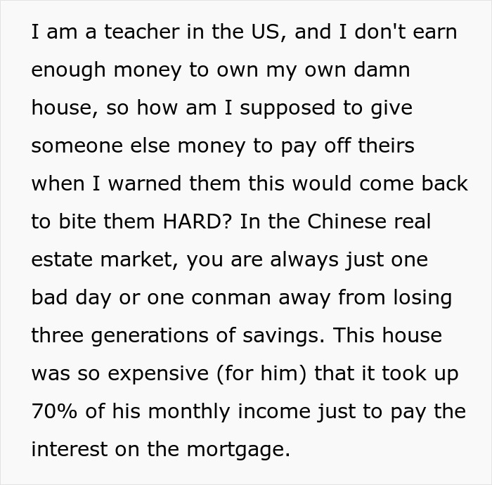 Man Regrets Telling Family About Savings, Now They Want His Money Man Regrets Telling Family About Savings, Now They Want His Money