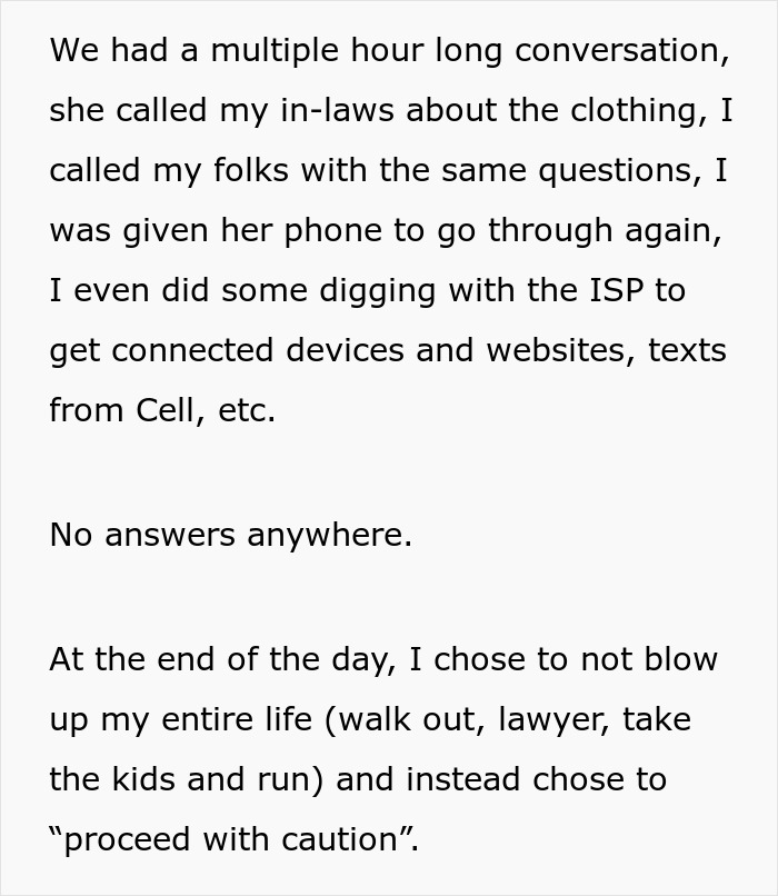 Guy Inexplicably Keeps Finding Other Men’s Clothes In His House After Being Away, Wife Has No Idea Guy Inexplicably Keeps Finding Other Men’s Clothes In His House After Being Away, Wife Has No Idea