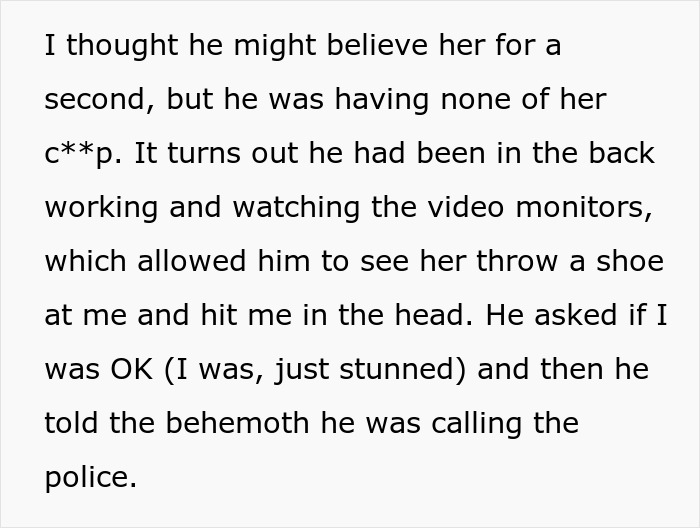 “I Don’t Work Here, Lady”: Karen Wrongly Assumes Customer Is An Employee, Physically Hurts Her “I Don’t Work Here, Lady”: Karen Wrongly Assumes Customer Is An Employee, Physically Hurts Her