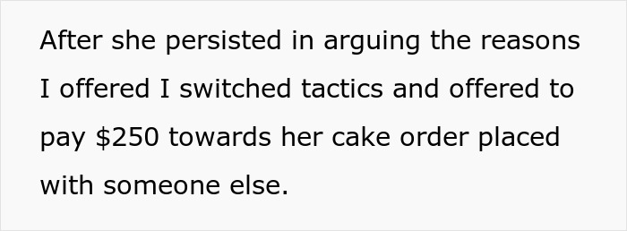 Hobby Baker Offers To Pay $250 Towards Cousin’s Wedding Cake As A Gift, Drama Ensues Hobby Baker Offers To Pay $250 Towards Cousin’s Wedding Cake As A Gift, Drama Ensues