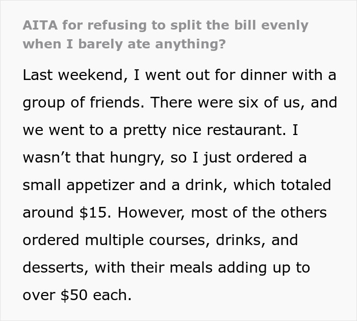Woman Faces Backlash For Refusing To Pay For Expensive Meals She Didn’t Order Woman Faces Backlash For Refusing To Pay For Expensive Meals She Didn’t Order