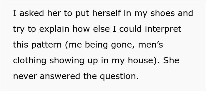 Guy Inexplicably Keeps Finding Other Men’s Clothes In His House After Being Away, Wife Has No Idea Guy Inexplicably Keeps Finding Other Men’s Clothes In His House After Being Away, Wife Has No Idea