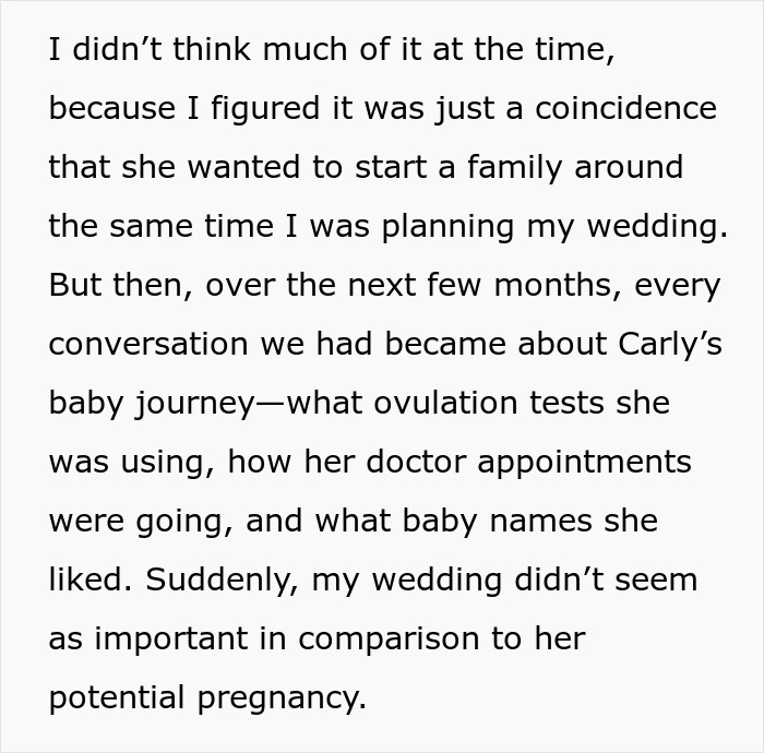 Pregnant Sister Plans Her Gender Reveal On Woman’s Wedding Weekend, Gets Uninvited Pregnant Sister Plans Her Gender Reveal On Woman’s Wedding Weekend, Gets Uninvited