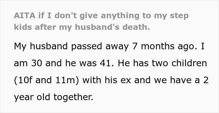 Woman Wants To Get Half Of Ex-Husband’s Inheritance For Kids, Gets A Reality Check From New Wife Woman Wants To Get Half Of Ex-Husband’s Inheritance For Kids, Gets A Reality Check From New Wife