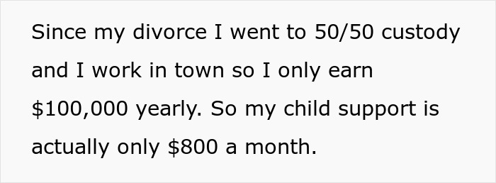 "AITA For Working Less After My Divorce Even Though It Means My Ex Gets Less Child Support?" "AITA For Working Less After My Divorce Even Though It Means My Ex Gets Less Child Support?"