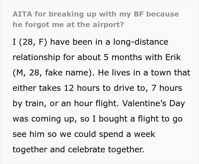 Guy Writes Love Letter To GF 7 Months After She Dumped Him For Forgetting Her At Airport Guy Writes Love Letter To GF 7 Months After She Dumped Him For Forgetting Her At Airport
