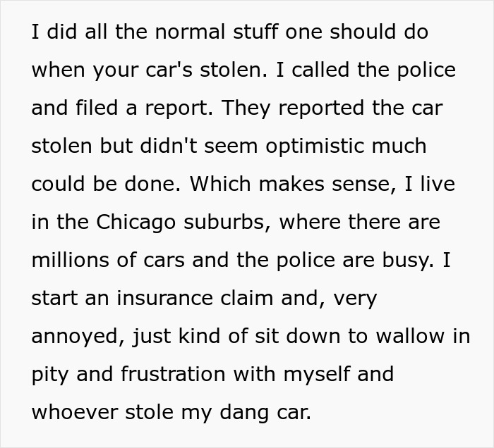 “Tracked Down My Stolen Car With An AirTag And It Was One Of The Most Ridiculous Days Of My Life” “Tracked Down My Stolen Car With An AirTag And It Was One Of The Most Ridiculous Days Of My Life”