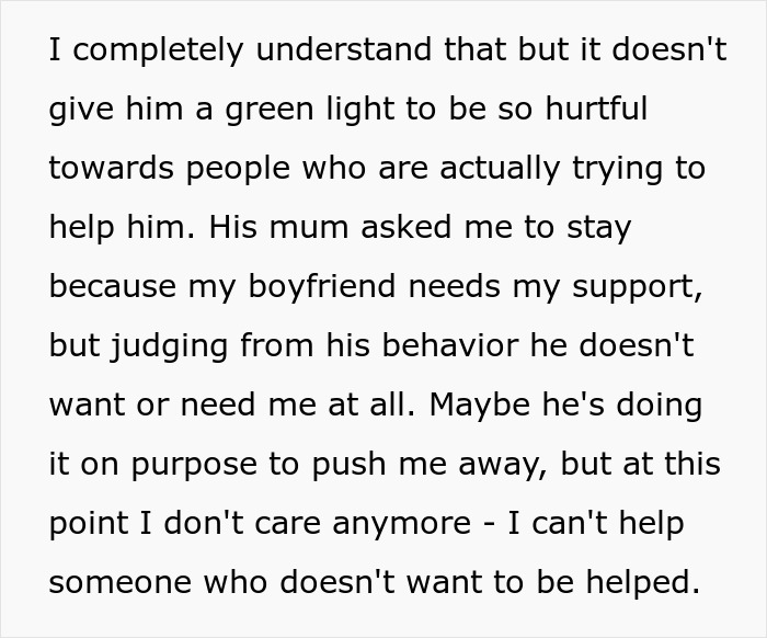 Woman Wonders If Leaving Her Disabled Boyfriend Would Make Her A Bad Person Woman Wonders If Leaving Her Disabled Boyfriend Would Make Her A Bad Person