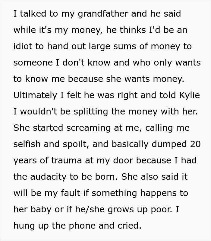 Woman Thinks Her Pregnancy Entitles Her To Generational Wealth, Is Reminded Of Her Place Woman Thinks Her Pregnancy Entitles Her To Generational Wealth, Is Reminded Of Her Place