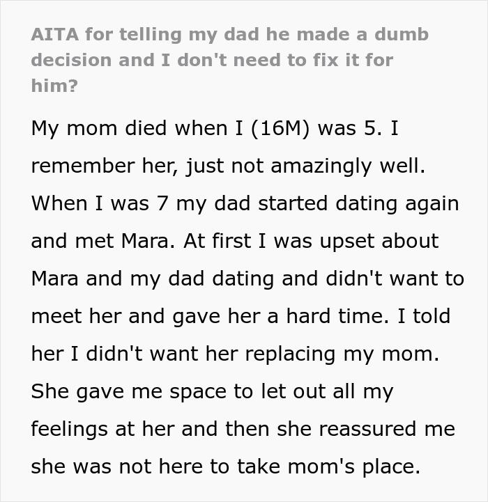 Teen Rejects Dad’s Second Wife As Mom, Dad Realizes He Should Have Listened To Son Earlier Teen Rejects Dad’s Second Wife As Mom, Dad Realizes He Should Have Listened To Son Earlier
