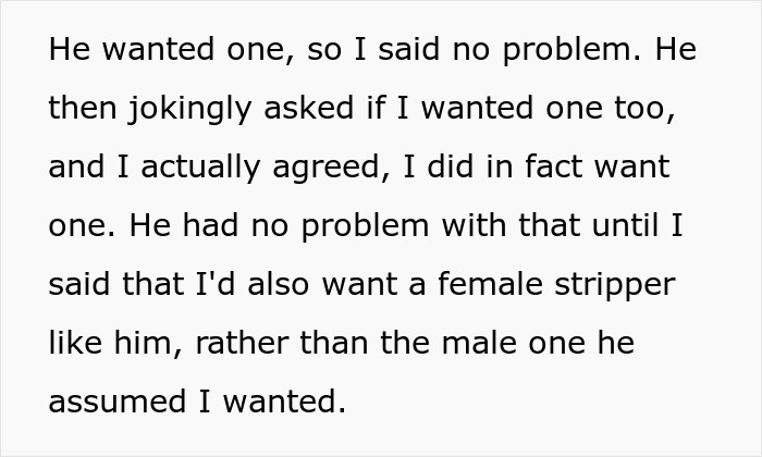 “Wouldn’t Explain How”: Man Upset His Fiancée Wants A Female Stripper At Her Bachelorette “Wouldn’t Explain How”: Man Upset His Fiancée Wants A Female Stripper At Her Bachelorette